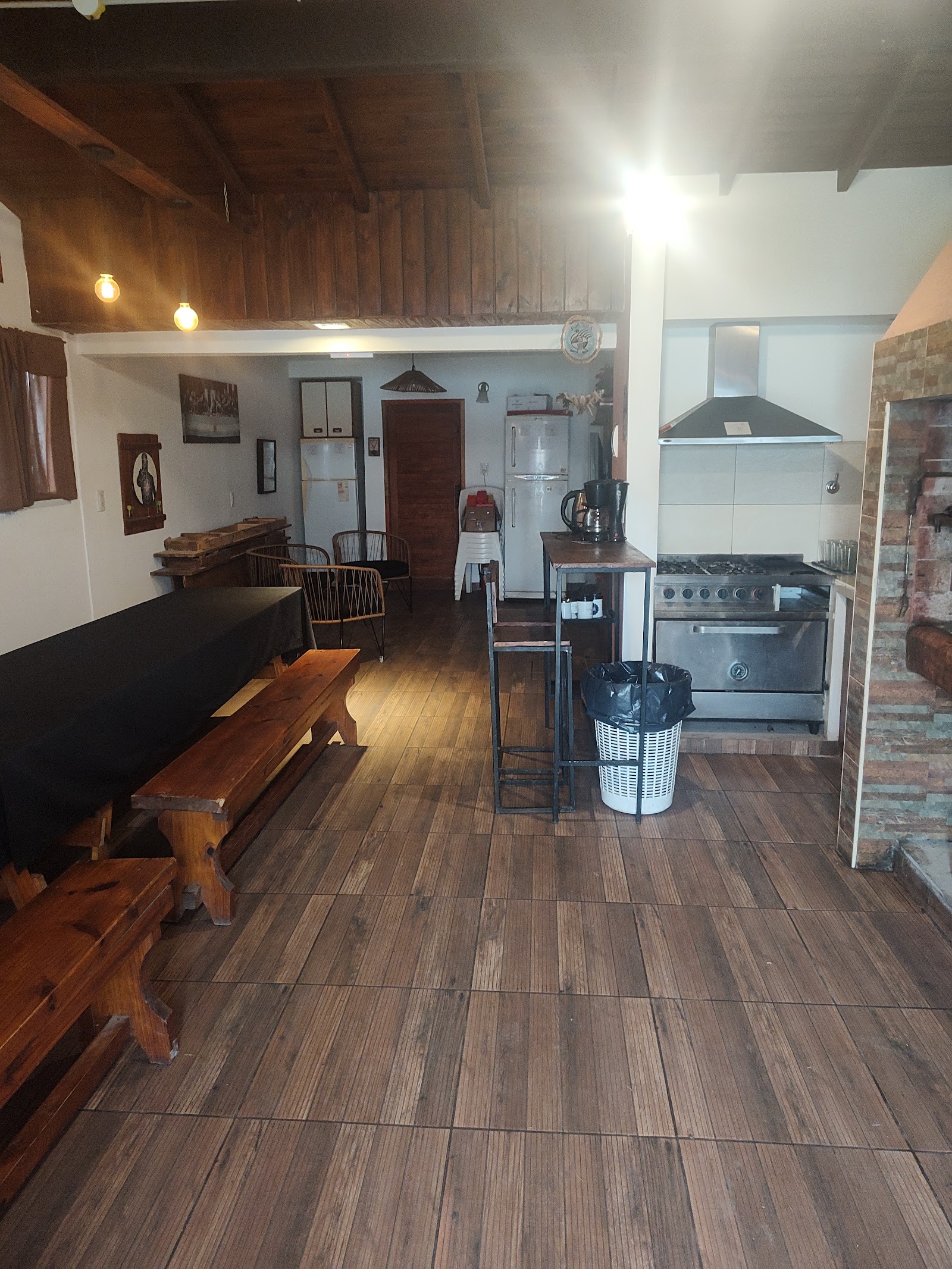 Interior del quincho